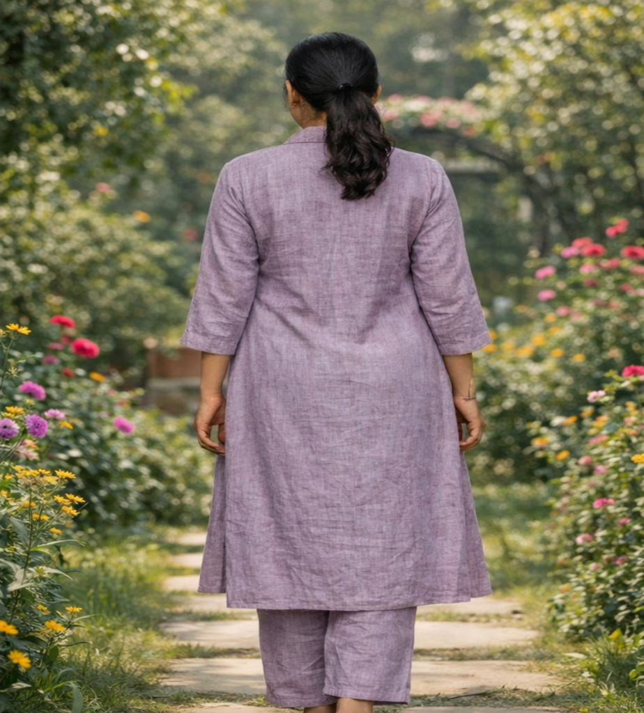 Kurti Set - Mauv