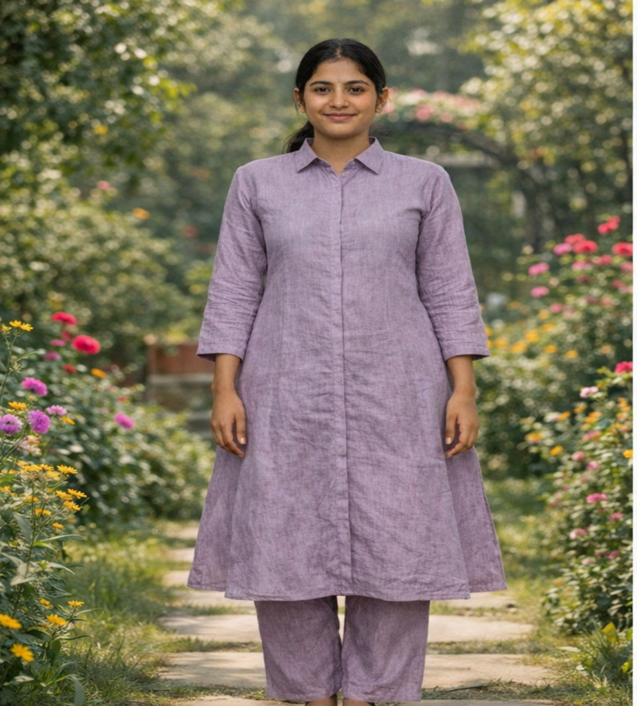 Kurti Set - Mauv