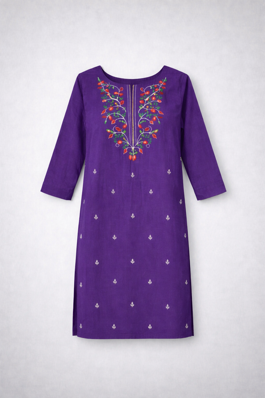 Kurti set (3pc) - Purple
