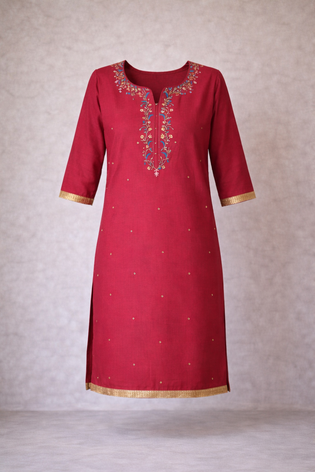 Kurti Set - Maroon
