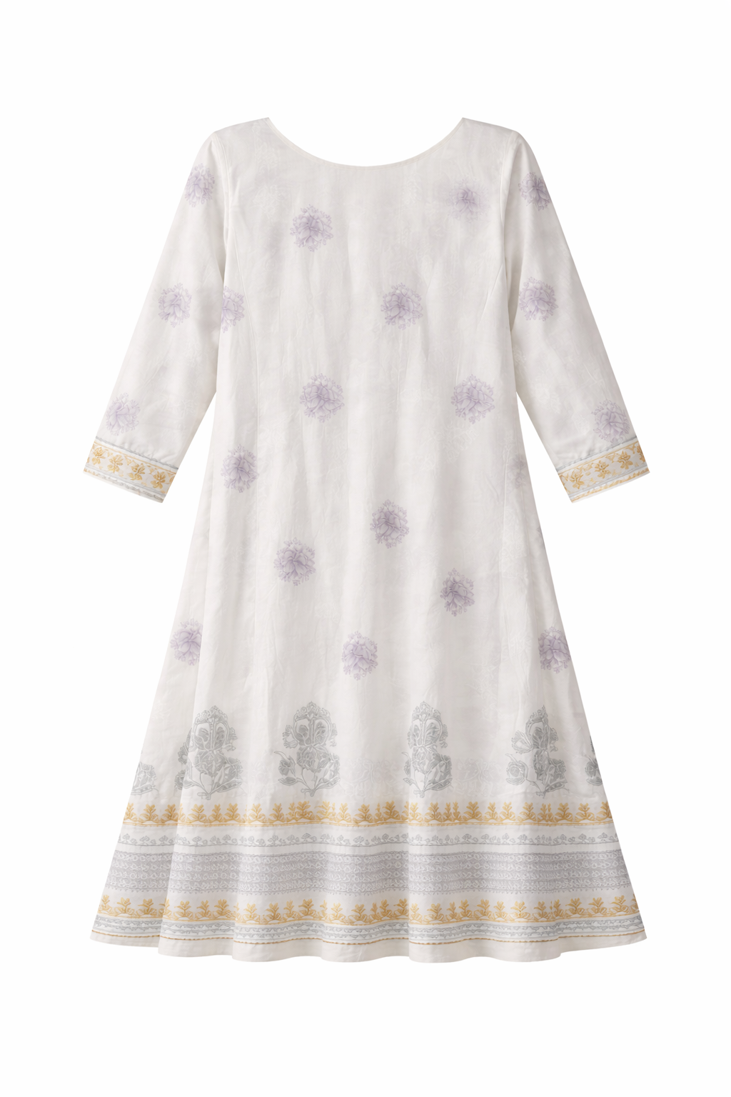 Anarkali Set - White (ST - Anarkali Set - 018)