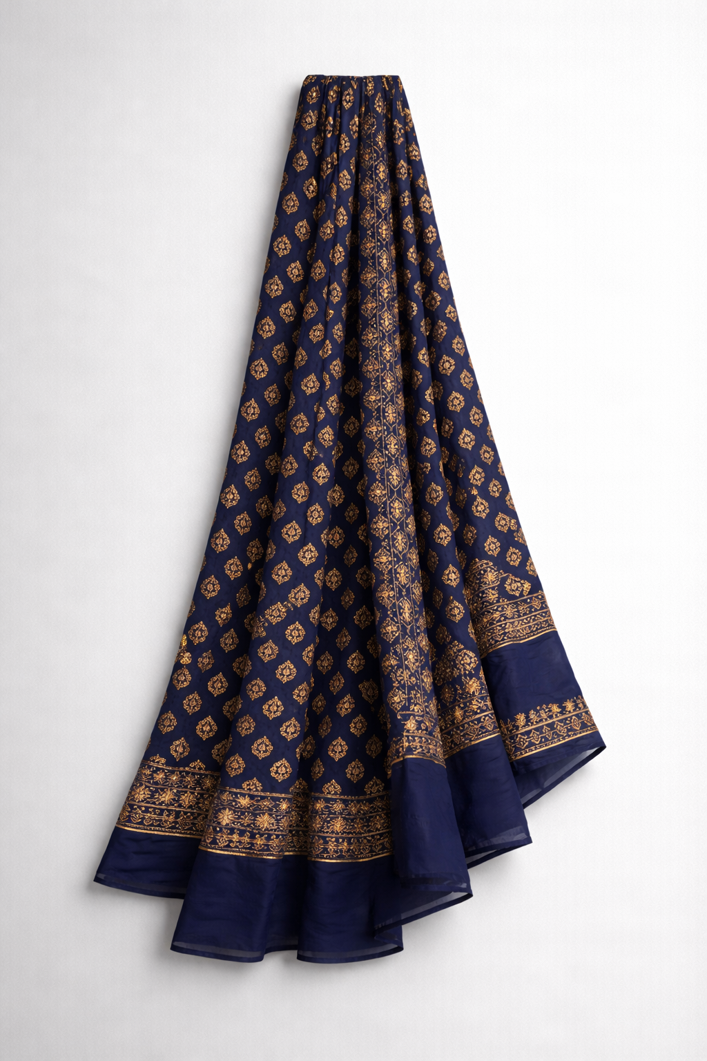 Anarkali suit - Teal Blue - ST-Anarkali Set-016