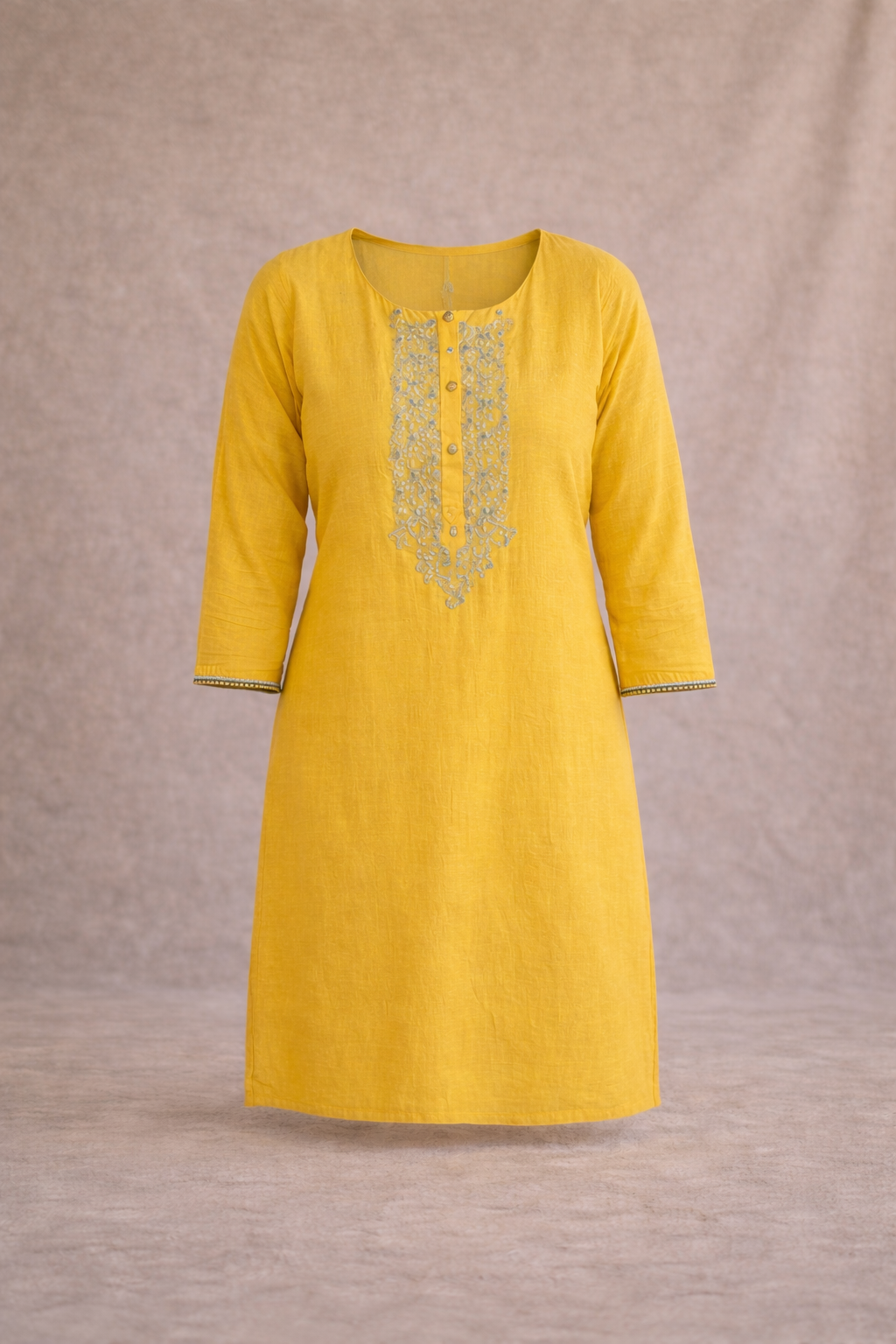Kurti Set - Yellow