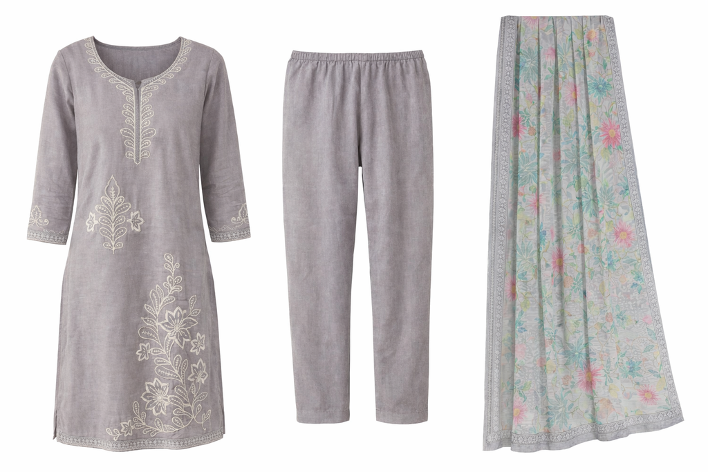 Kurti Set - Gray