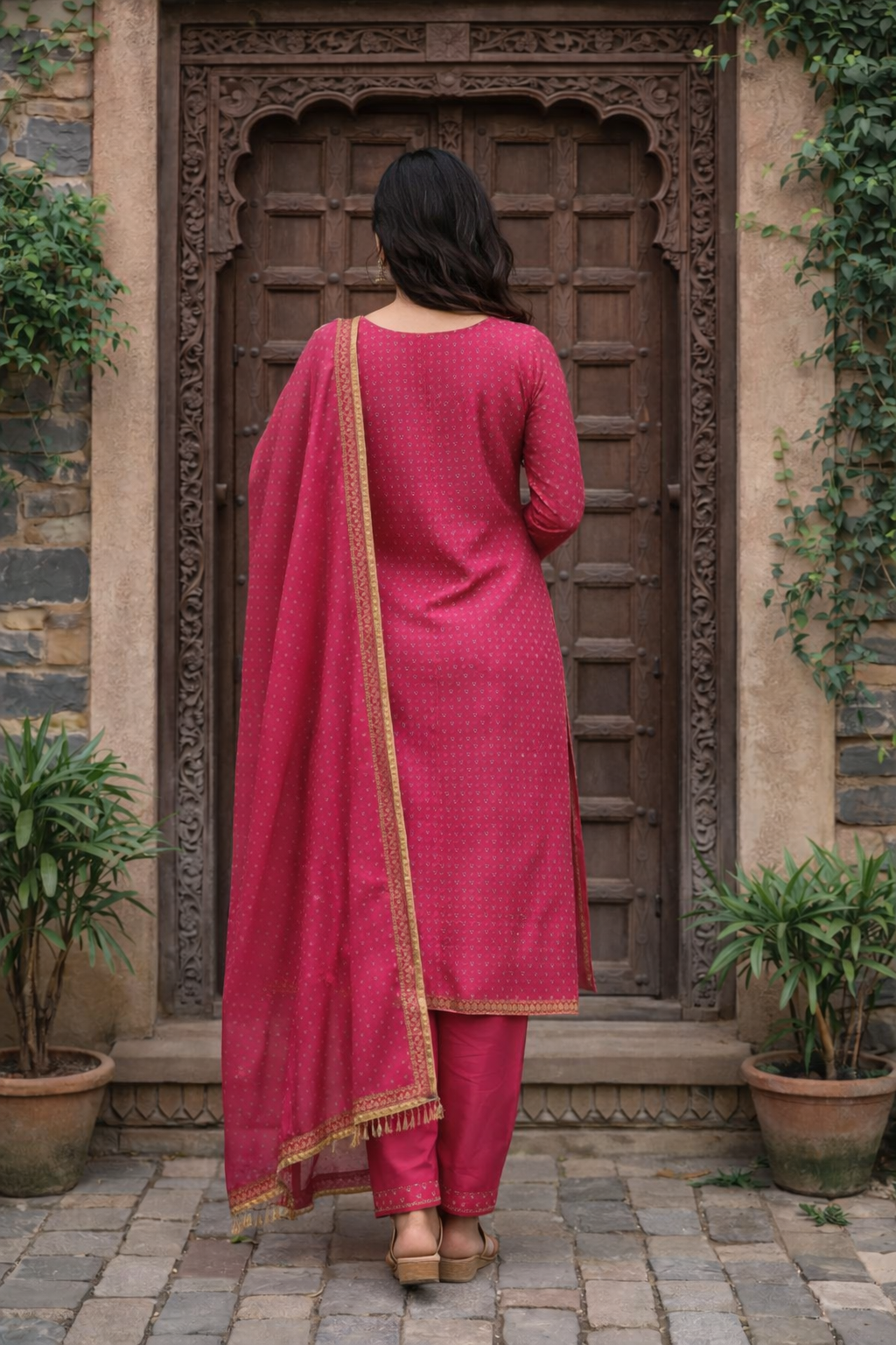 Pink kurti