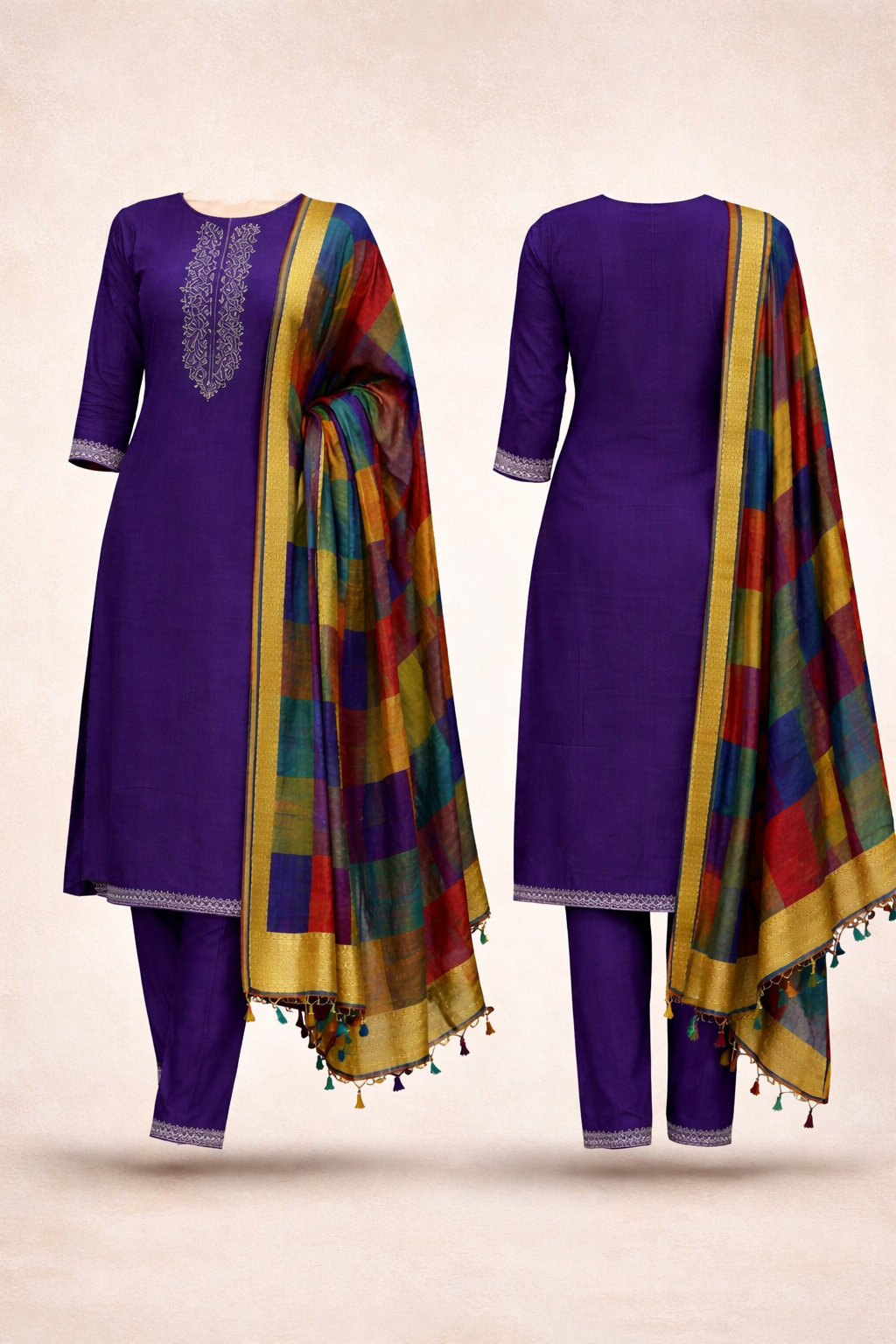 Purple kurti