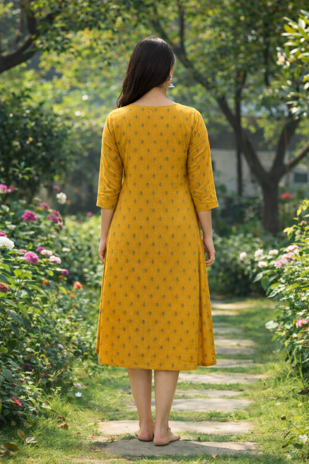 Mustard Yellow kurti