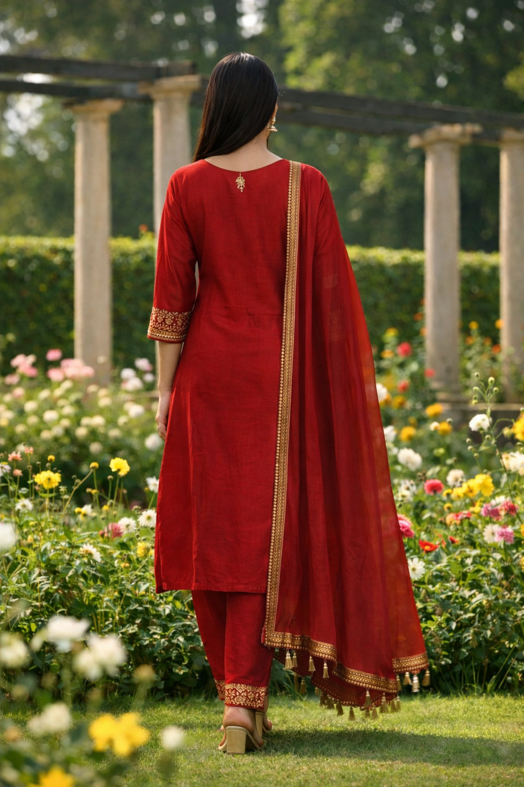 Red kurti