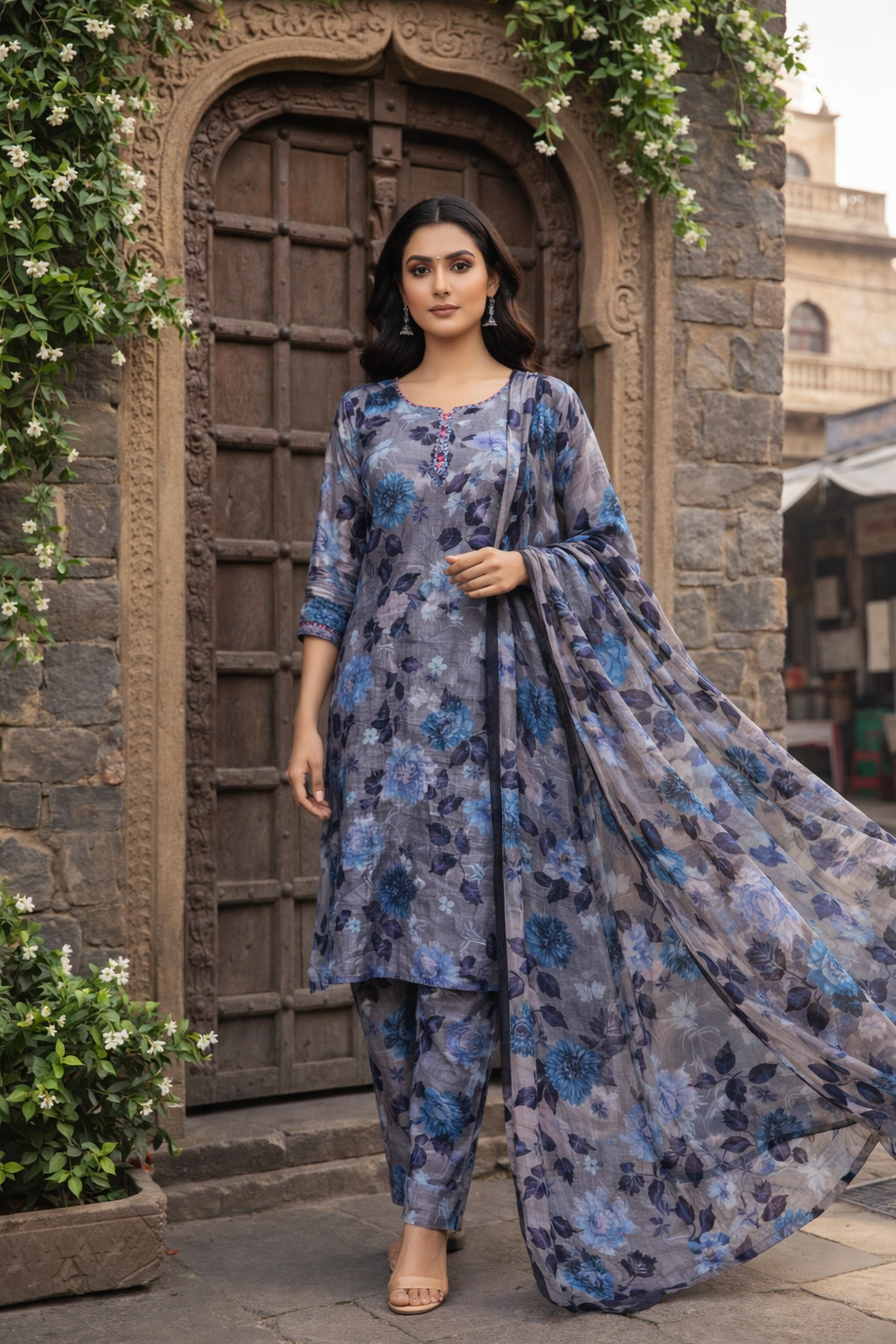 Gray Kurti