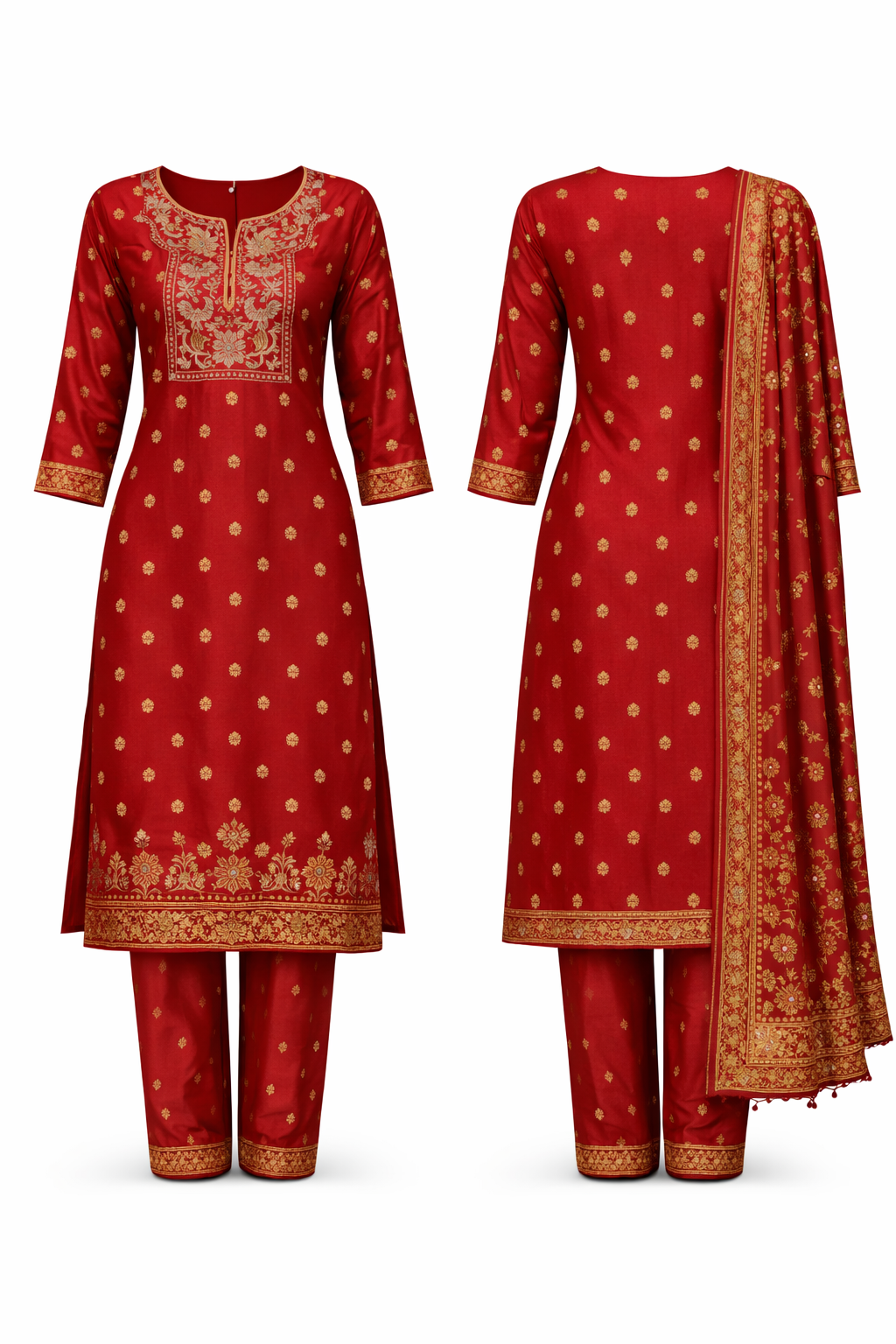 Red kurti