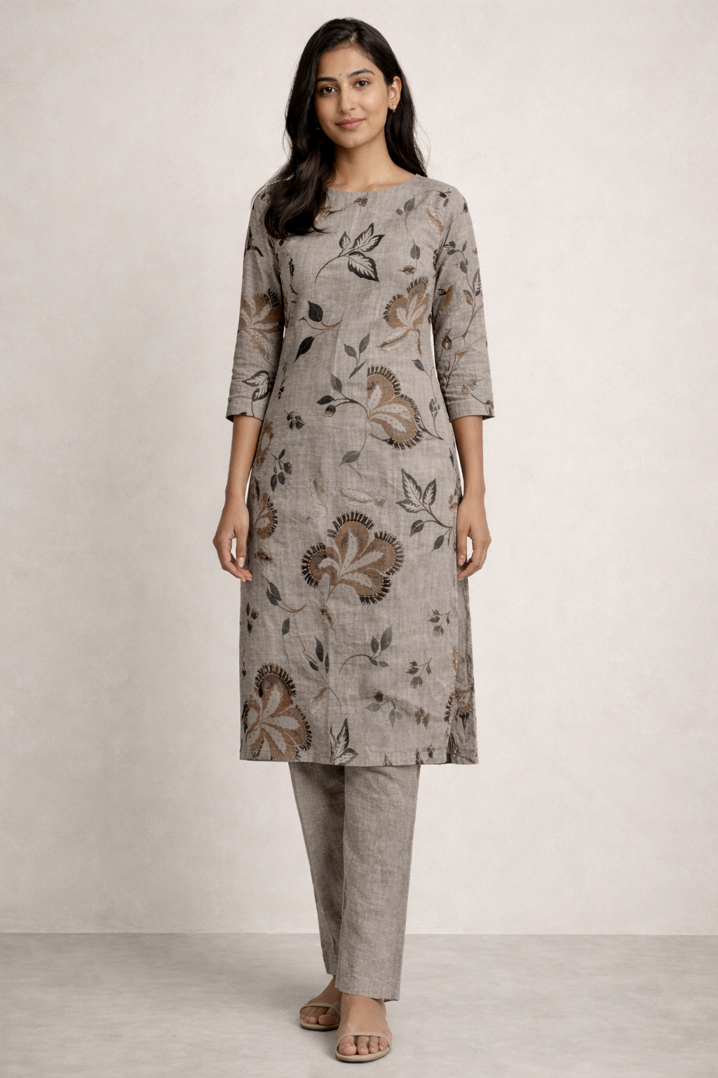 Coord Set - Grayish White - SSS-N-6192